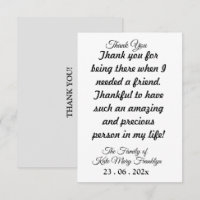 Skaymarts | Special Thank You Script Card