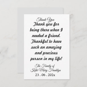 Skaymarts   Special Thank You Script Card