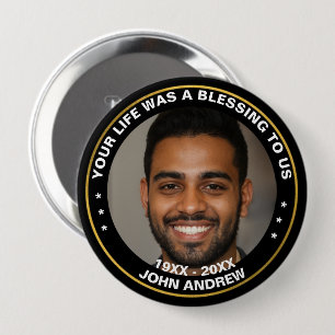 Skaymarts   Your Life Was A Blessing To Us 10 Cm Round Badge