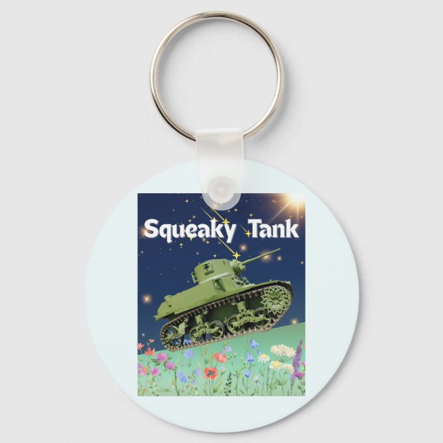 Skeaky Tank Key Ring (Front)