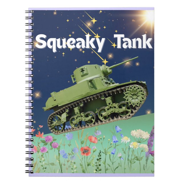 Skeaky Tank Notebook (Front)