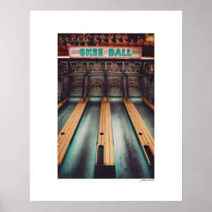 Skee Ball Arcade Poster Print