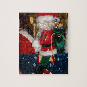 Skeezer Christmas With Snow happy holidays. Jigsaw Puzzle
