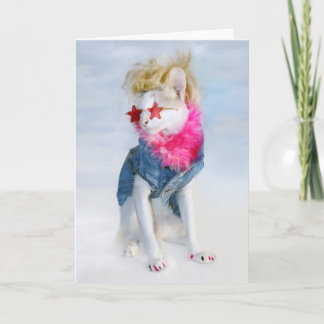 Skeezix in Hair and Shades Card