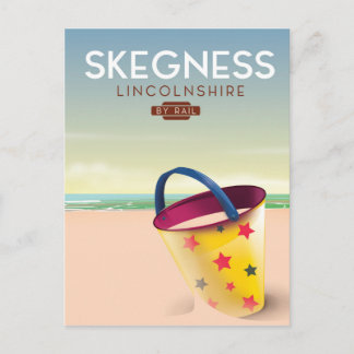 Skegness Lincolnshire By rail Postcard
