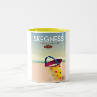 Skegness Lincolnshire By rail Two-Tone Coffee Mug