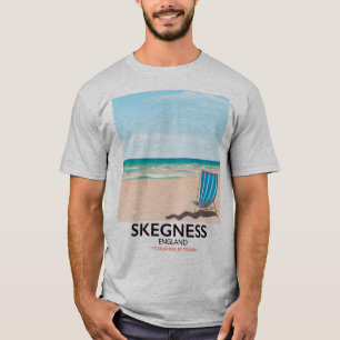 skegness vintage train travel poster. T-Shirt