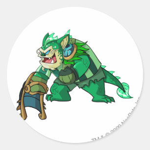 Skeith Maraqua Player Classic Round Sticker