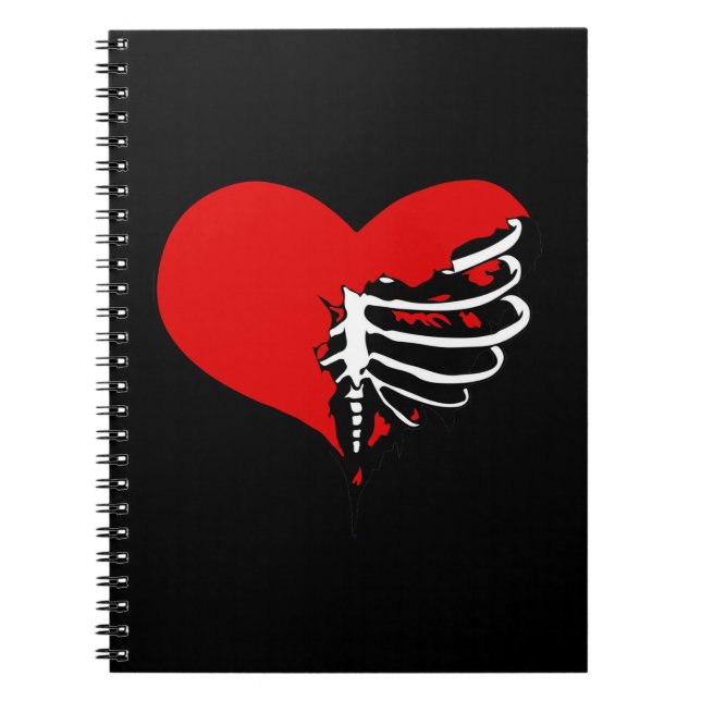 Skeleheart - Red Notebook (Front)