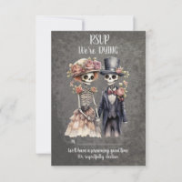 Skeletal Couple Wedding