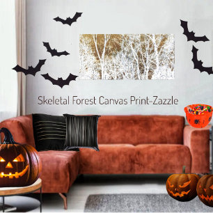 Skeletal Forest Canvas Print