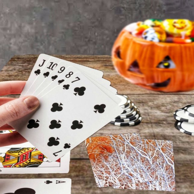 Skeletal Forest II Playing Cards (Play some Poker, when you find a break between, Halloween festivities!)