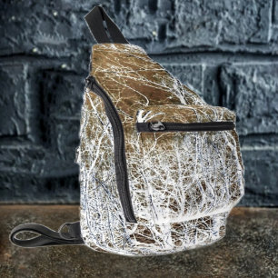 Skeletal Forest Sling Bag