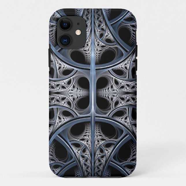 Skeletal Hall fractal art Case-Mate iPhone Case (Back)