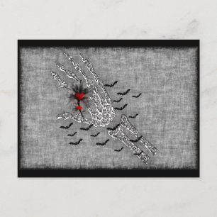 Skeletal Hand Of Love Postcard
