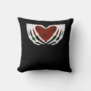 Skeletal Heart Cushion