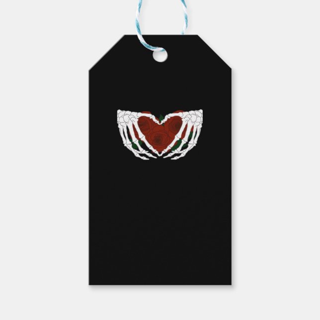 Skeletal Heart  Gift Tags (Front)