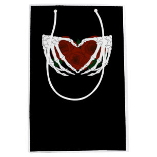 Skeletal Heart Medium Gift Bag