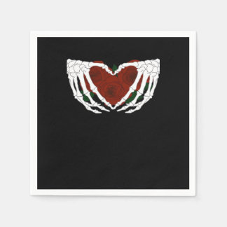 Skeletal Heart  Napkin