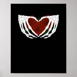Skeletal Heart Poster