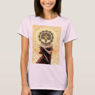 Skeletal light woman's t-shirt
