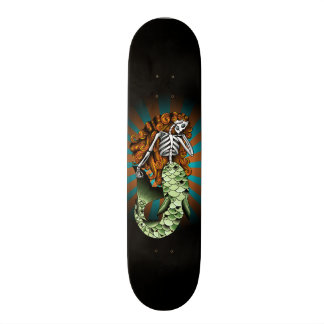 Skeletal Mermaid Skateboard