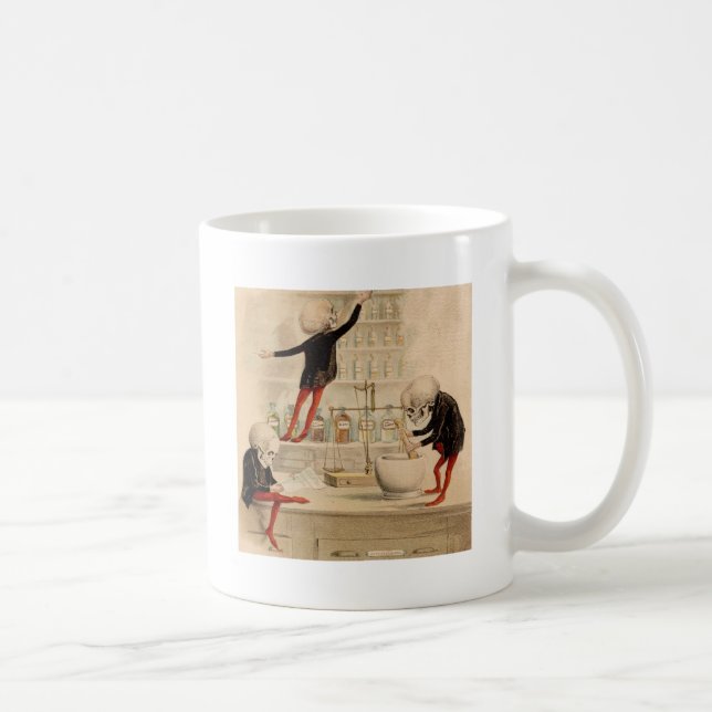 Skeletal Pharmacy Coffee Mug (Right)