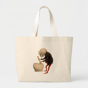 Skeletal Pharmacy Large Tote Bag