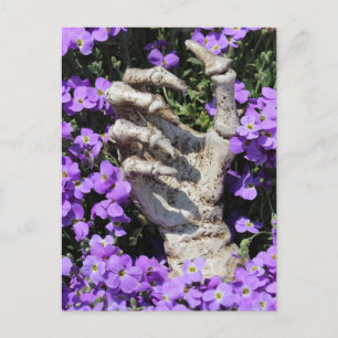 Skelethand - Gothic / Postkarte Postcard