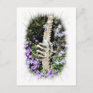 Skelethand - Gothic / Postkarte Postcard
