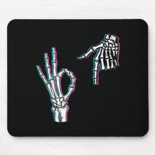 Skeleton 67 Meme Funny Halloween Boys Girls Youth  Mouse Mat