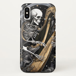 Skeleton and Harp I iPhone XS Case