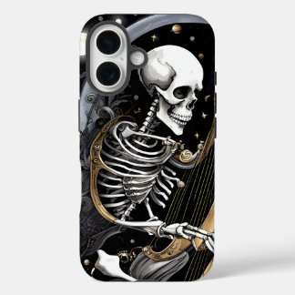 Skeleton and Harp I iPhone 16 Case