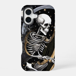Skeleton and Harp I iPhone 16 Case