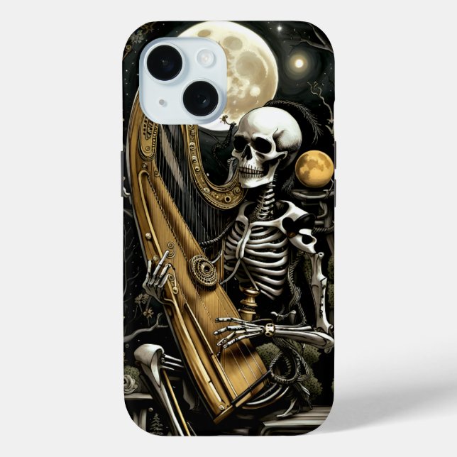 Skeleton and Harp II Case-Mate iPhone Case (Back)