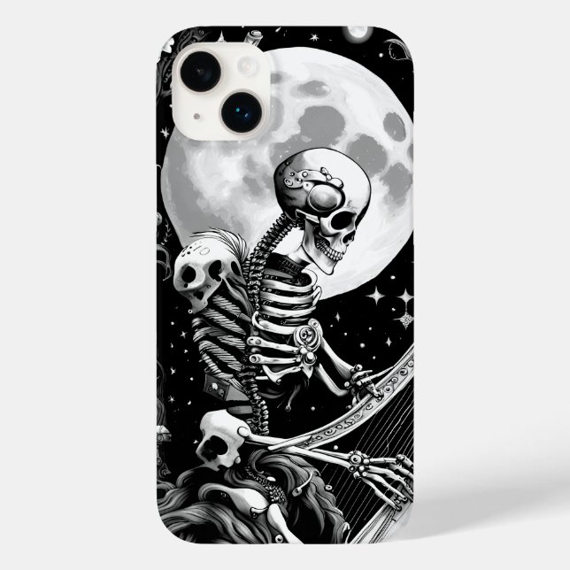 Skeleton and Harp III Case-Mate iPhone Case (Back)