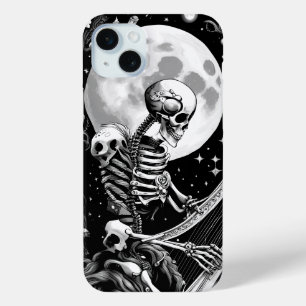 Skeleton and Harp III iPhone 15 Mini Case