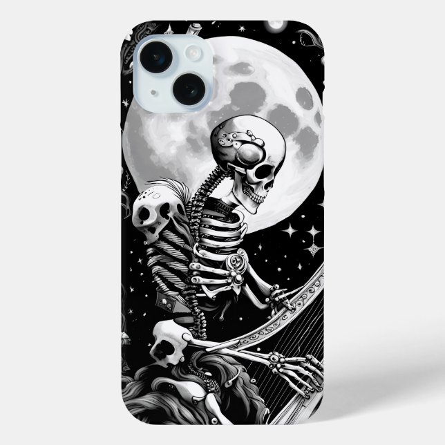 Skeleton and Harp III Case-Mate iPhone Case (Back)
