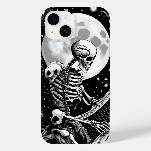 Skeleton and Harp III Case-Mate iPhone Case (Back)
