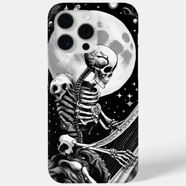 Skeleton and Harp III Case-Mate iPhone Case (Back)