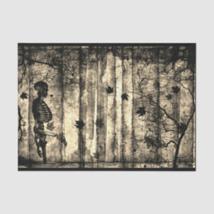 SKELETON AND LACE Tissue Paper