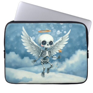 Skeleton Angel – The Sweet Side of the Afterlife.  Laptop Sleeve