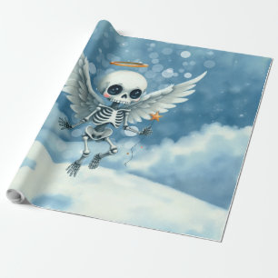 Skeleton Angel – The Sweet Side of the Afterlife. Wrapping Paper