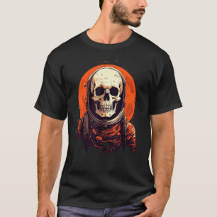 Skeleton Astronaut Occupy Mars in Space Astronaut  T-Shirt