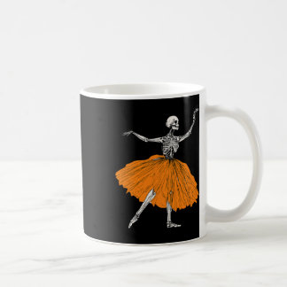 Skeleton Ballerina Dance Tutu Spooky Ballet Dancer Coffee Mug