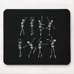 Skeleton Ballerinas Halloween Costume Ballet Girl  Mouse Mat