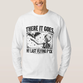 Skeleton Bat Halloween, Spooky Season Gothic T-Shirt