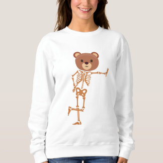 skeleton bear sweatshirt