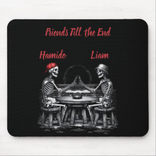 Skeleton Best Friends Cheers Mouse Mat