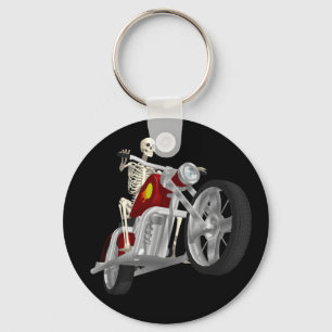 Skeleton Biker / Bike Rider: 3D Model: Keychain